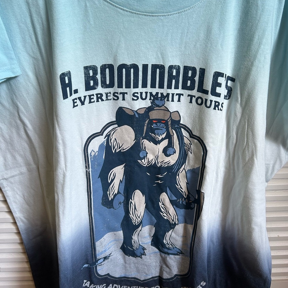 Disney Abominable Snowman Tee Everest Parks WDW Yeti
